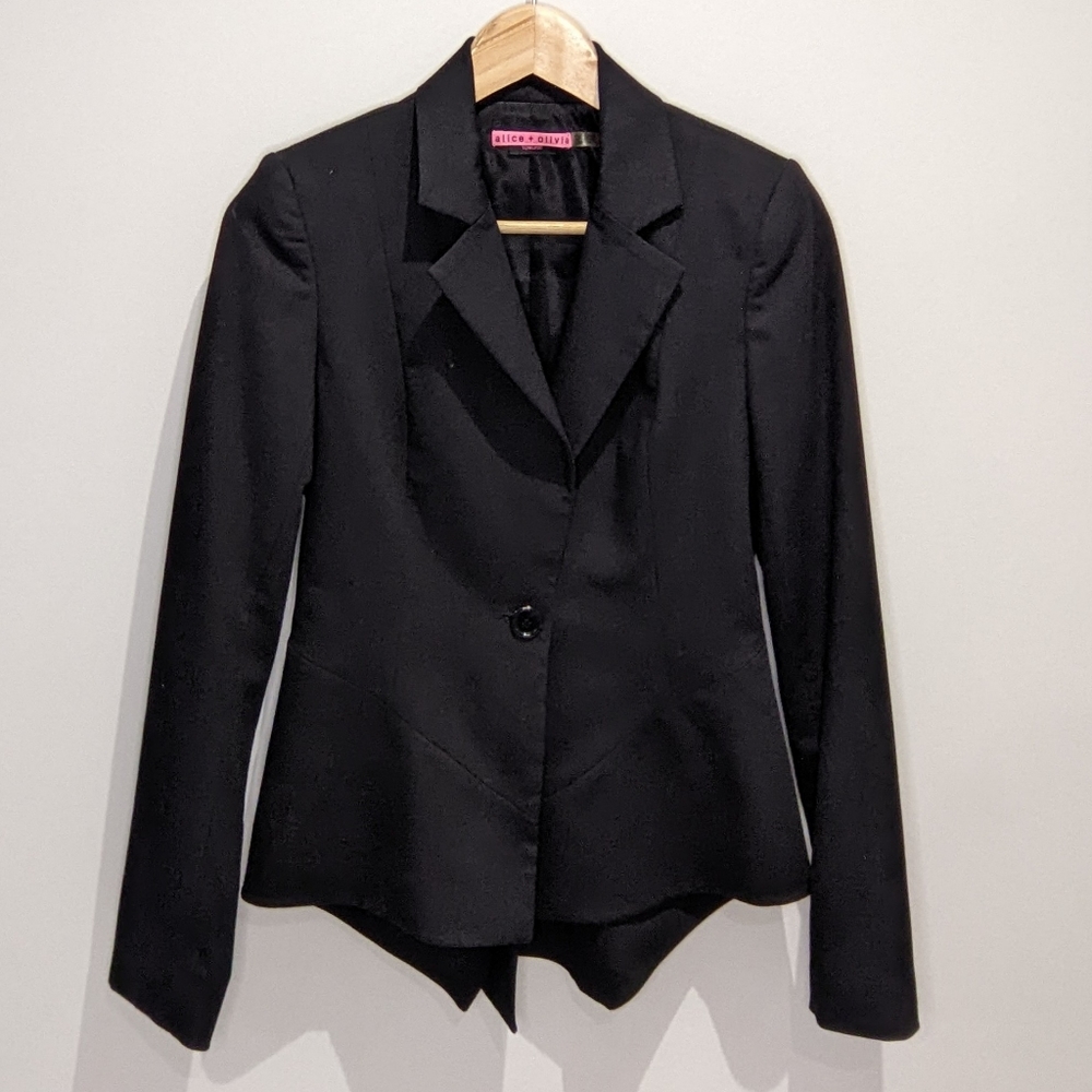 Alice & Olivia Black Blazer